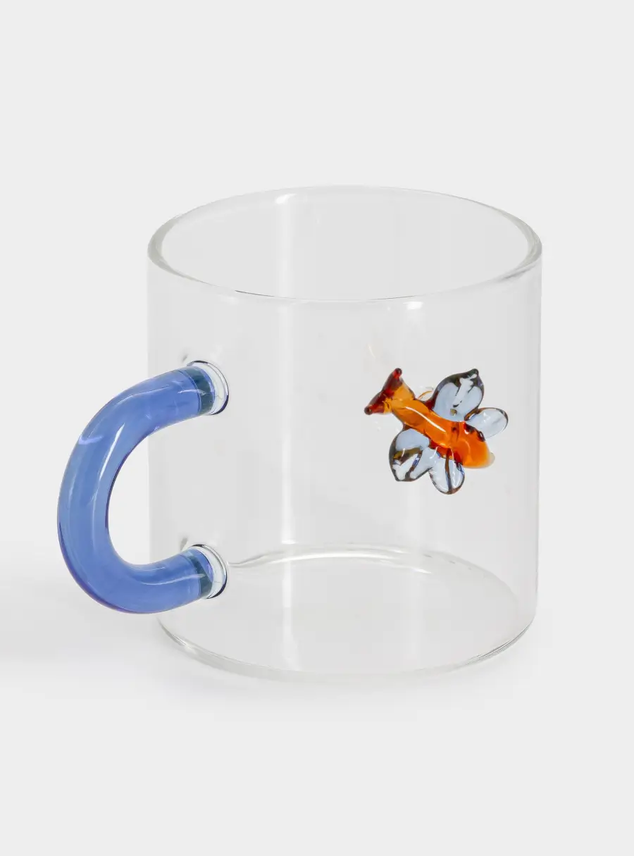 Кружка кофейная, 130 мл, 2 шт, стекло Б, Бабочки, Monterey, image-5