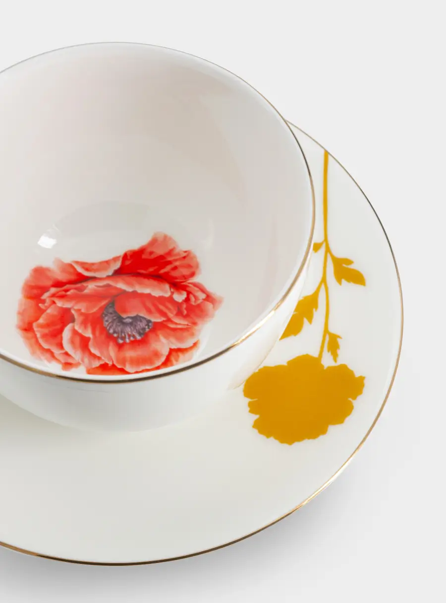 Чашка с блюдцем, 250 мл, Мак, image-4