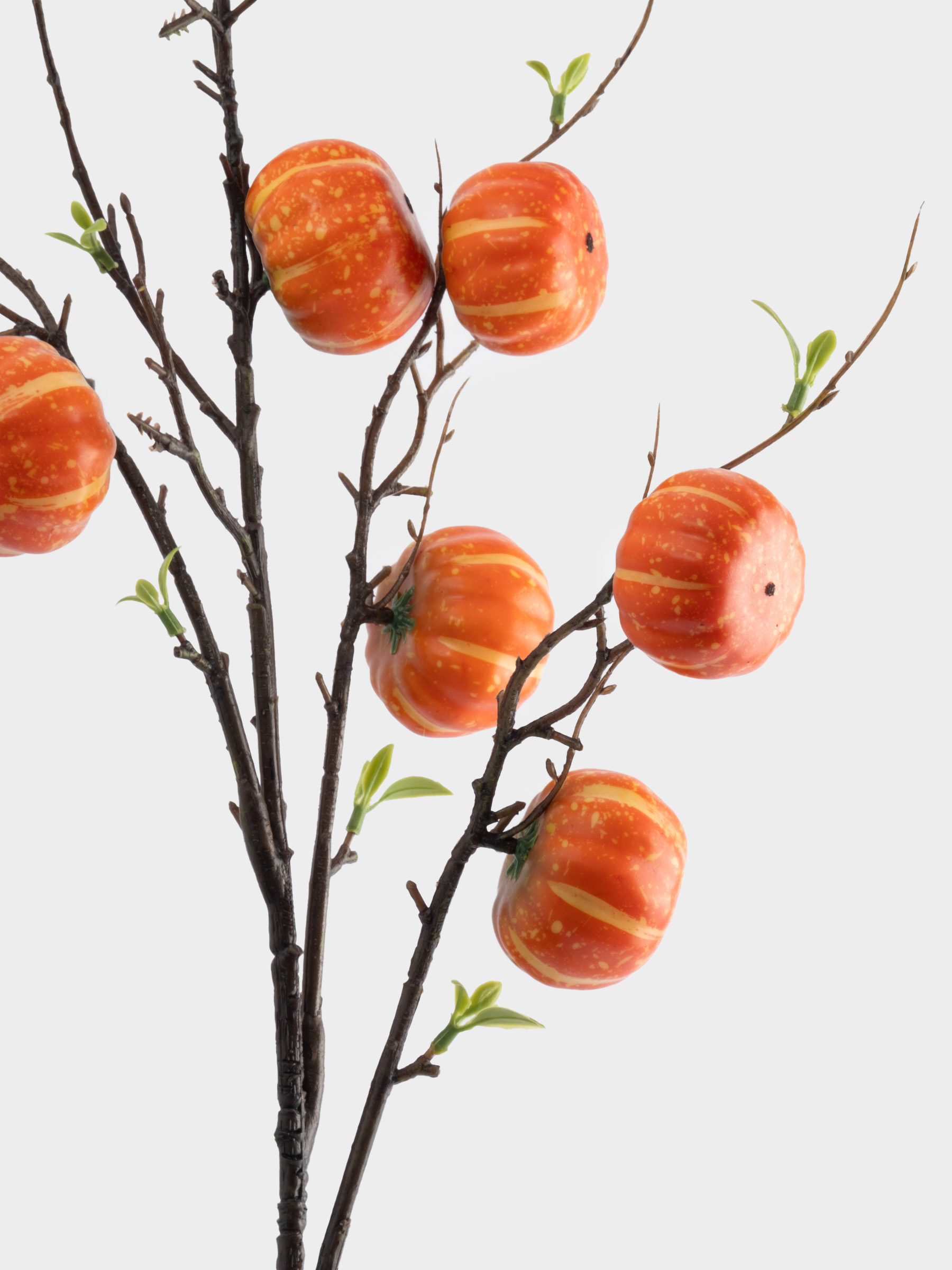 Ветка декоративная, 94 см, полиэстер/пластик, Тыквы, Bright pumpkin, image-1