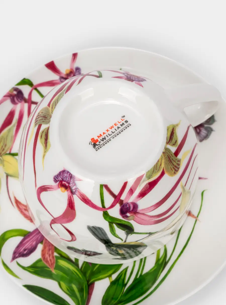 Пара чайная, 1 перс, 2 пр, 320 мл, фарфор F, белая, Малиновка, Lyric ,image-3