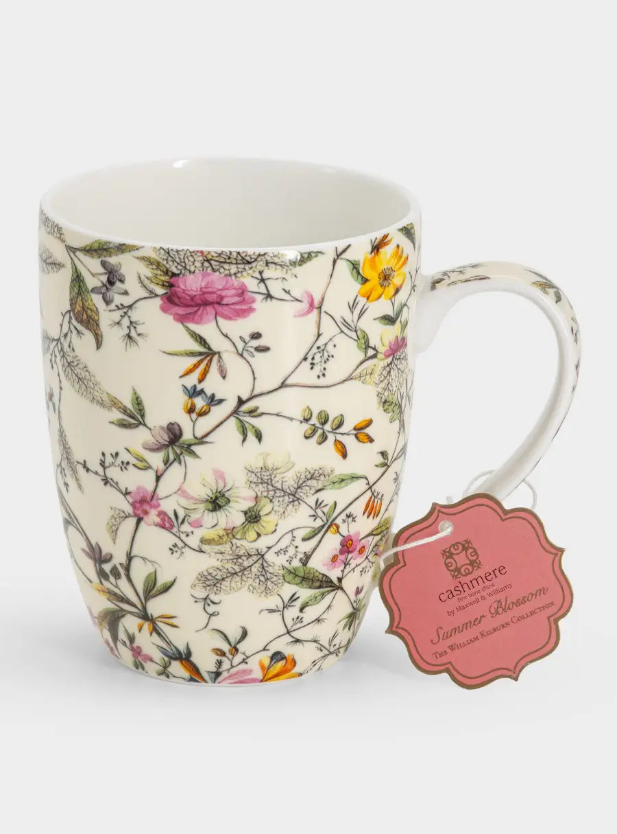 Кружка, 400 мл, фарфор F, цветная, Летние цветы, William Kilburn, image-5