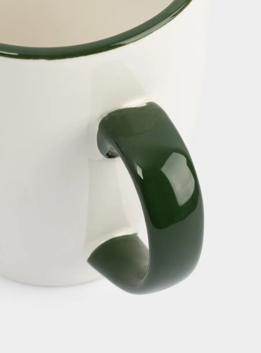 Кружка, 330 мл, керамика, зеленая, Елка с подарками, Festival ,image-3