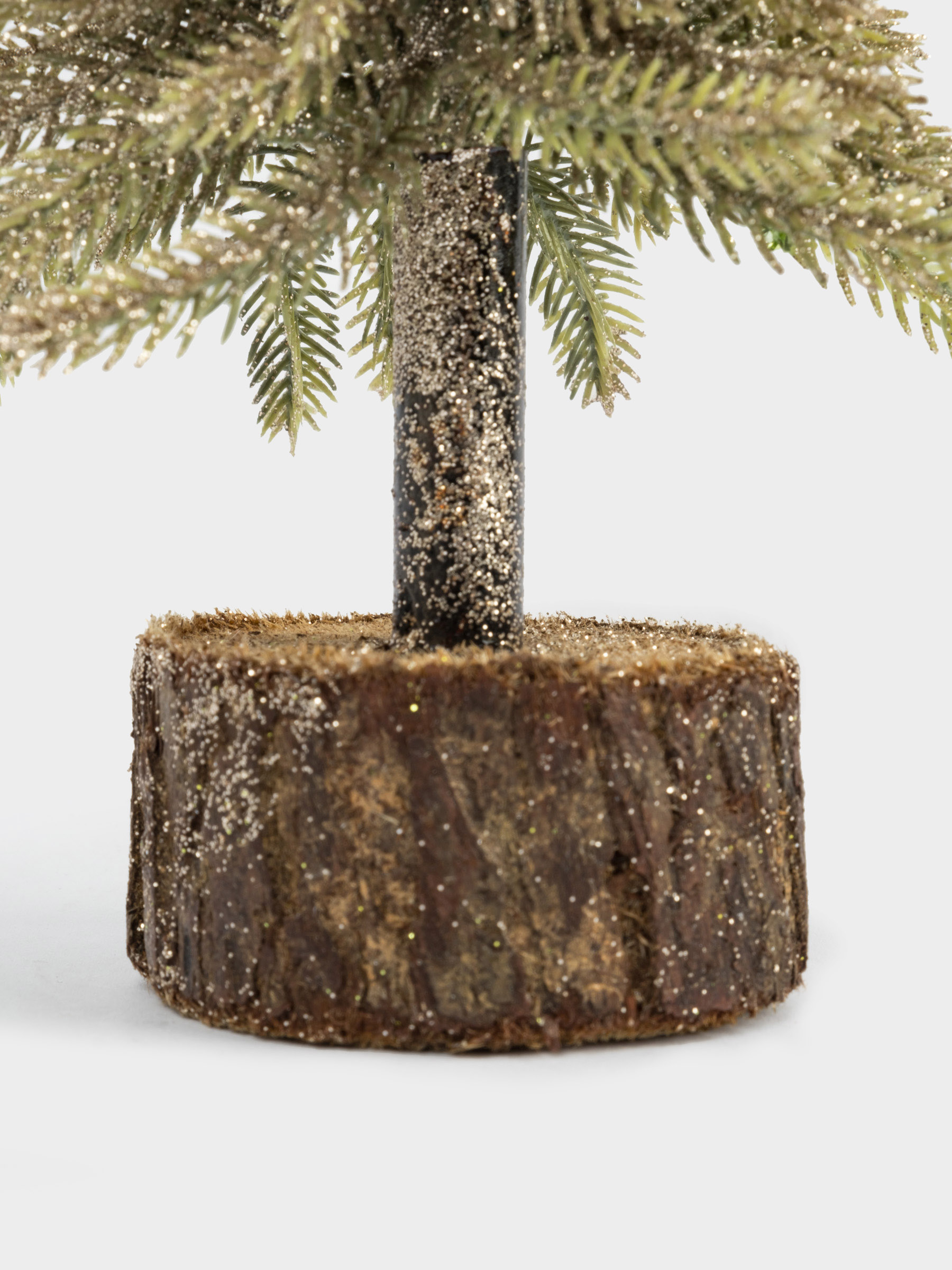 Ель искусственная, 20 см, полиэтилен, шампань, New year, image-2