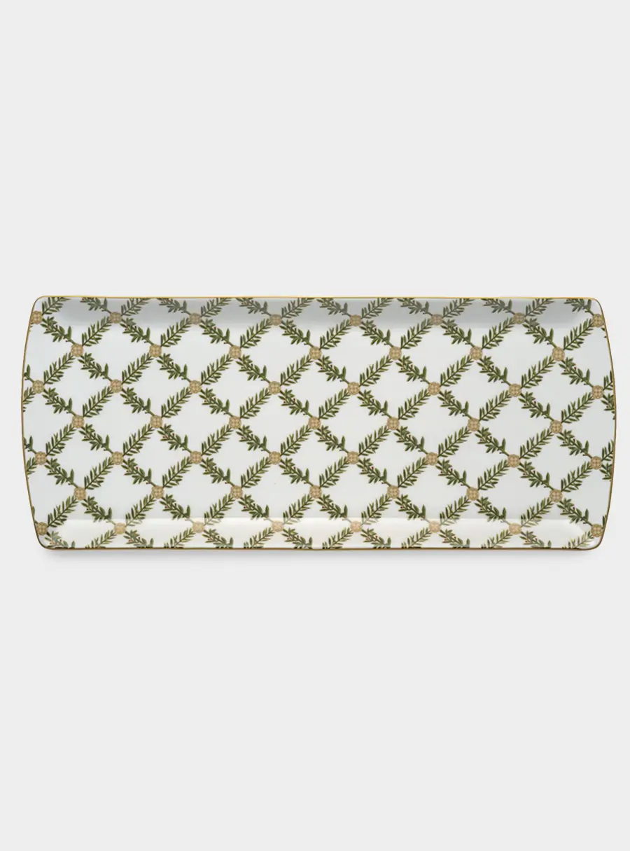 Блюдо, 35х16 см, фарфор N, прямоугольное, Rosita, image-0