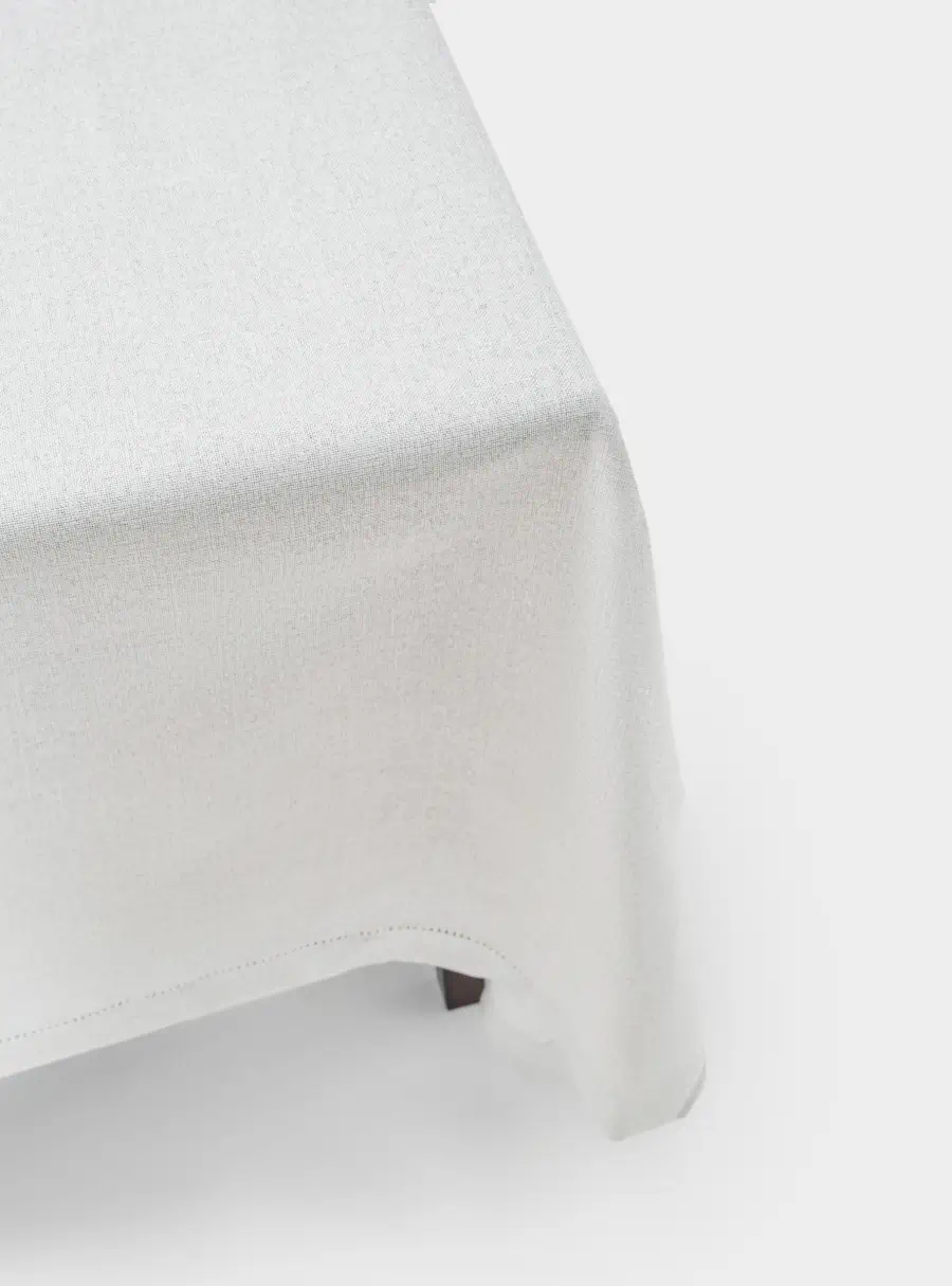 Скатерть, 170х250 см, полиэстер, серая, Cord ,image-2