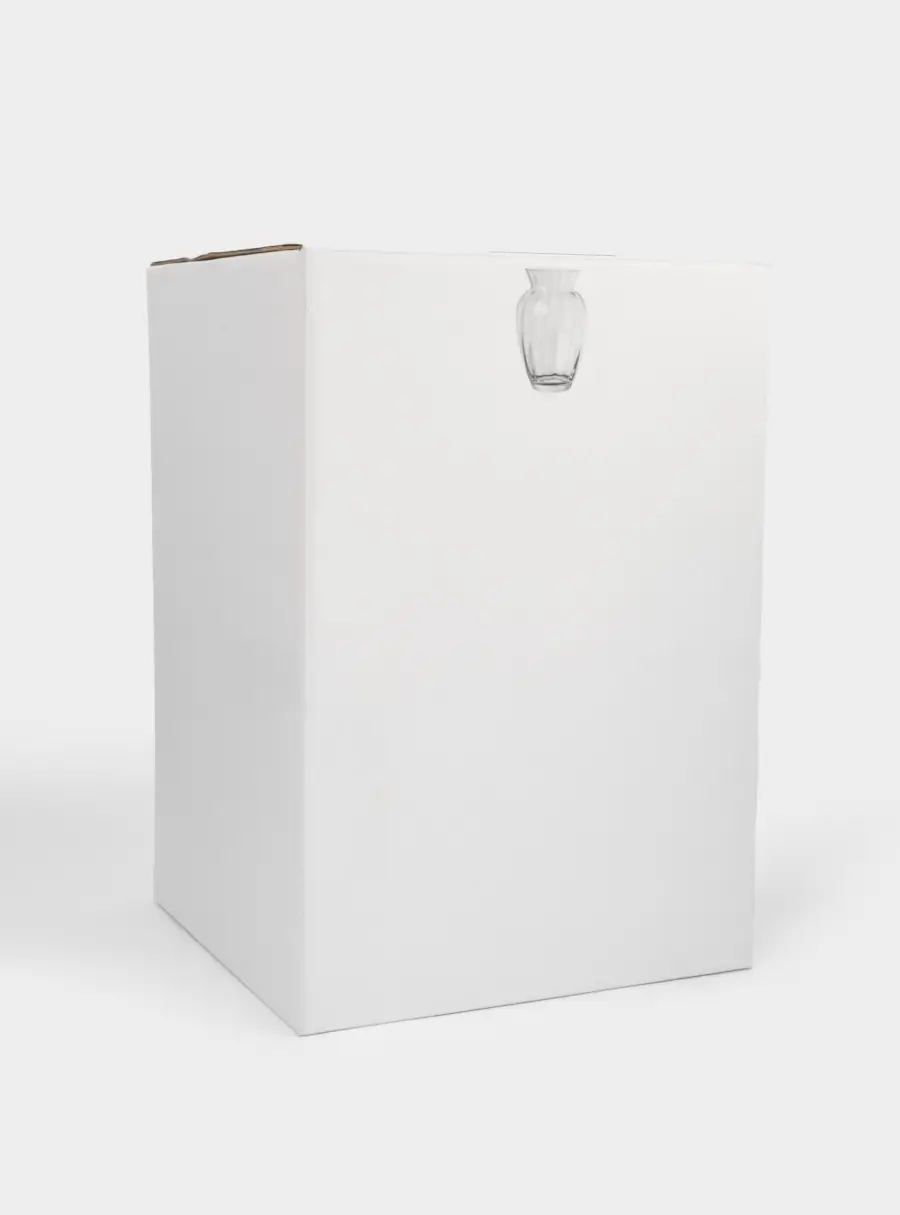 Ваза для цветов, 25 см, стекло, Grand, image-4