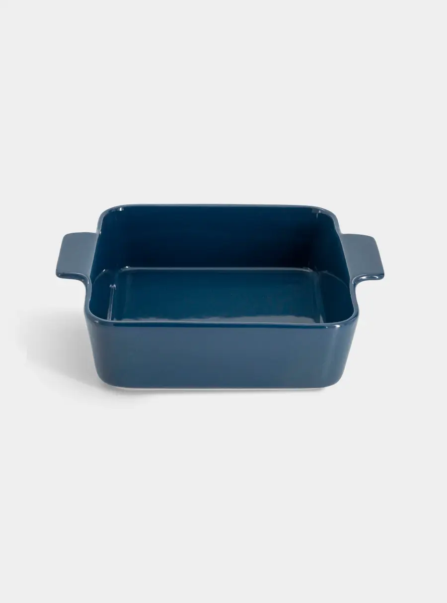 Форма для запекания, 24 см, фарфор P, квадратная, синяя, Indulgence, image-1