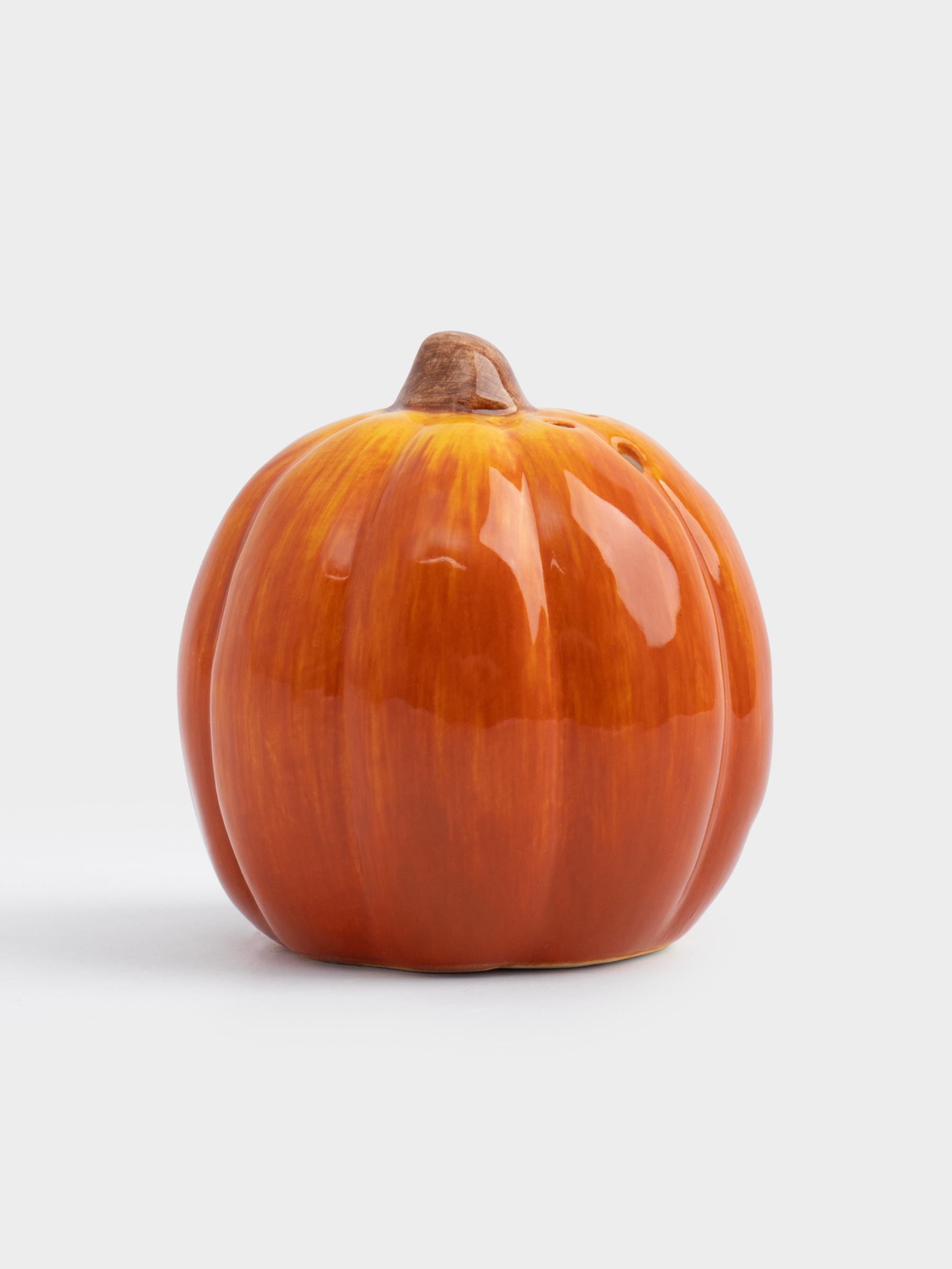 Емкость для соли или перца, 7 см, керамика, оранжевая, Тыква, Bright pumpkin, image-2