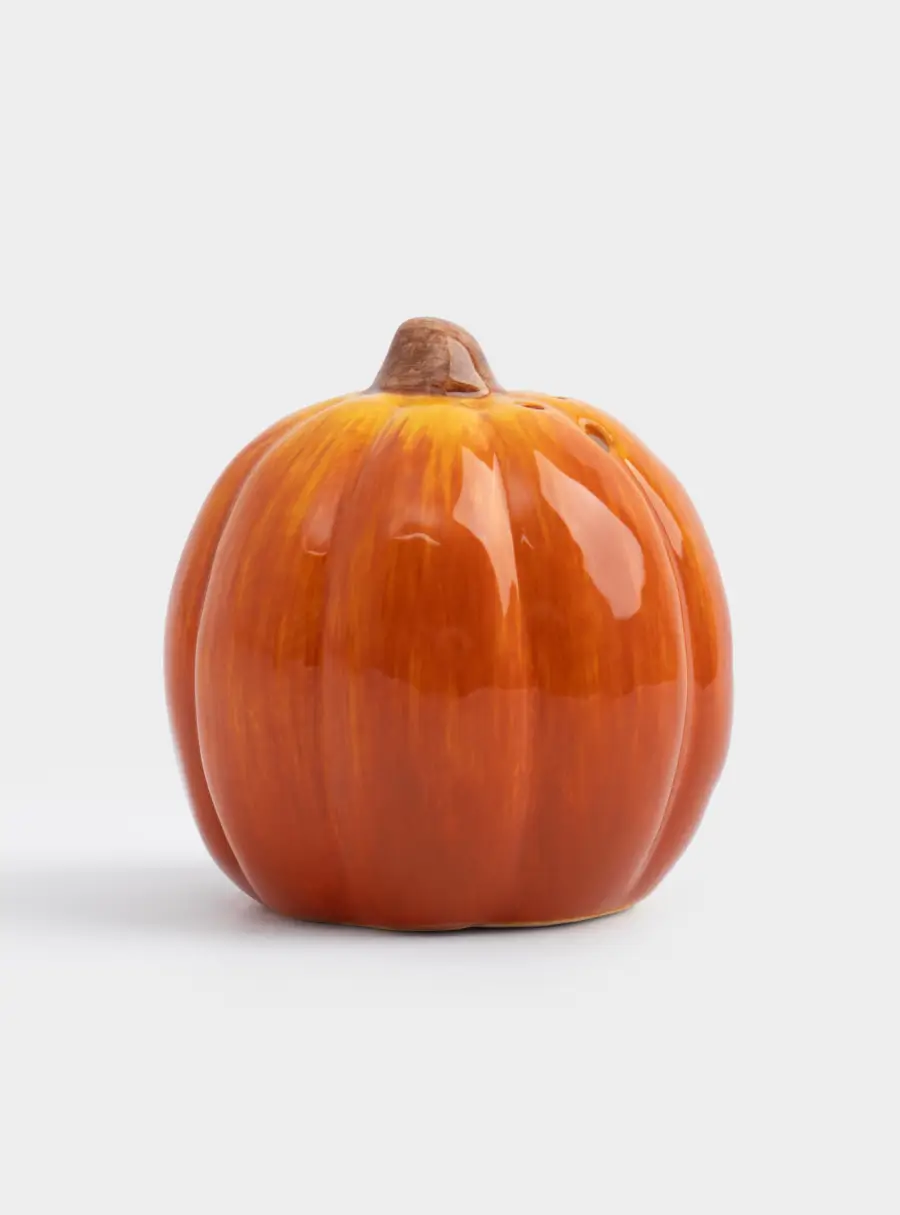 Емкость для соли или перца, 7 см, керамика, оранжевая, Тыква, Bright pumpkin ,image-2