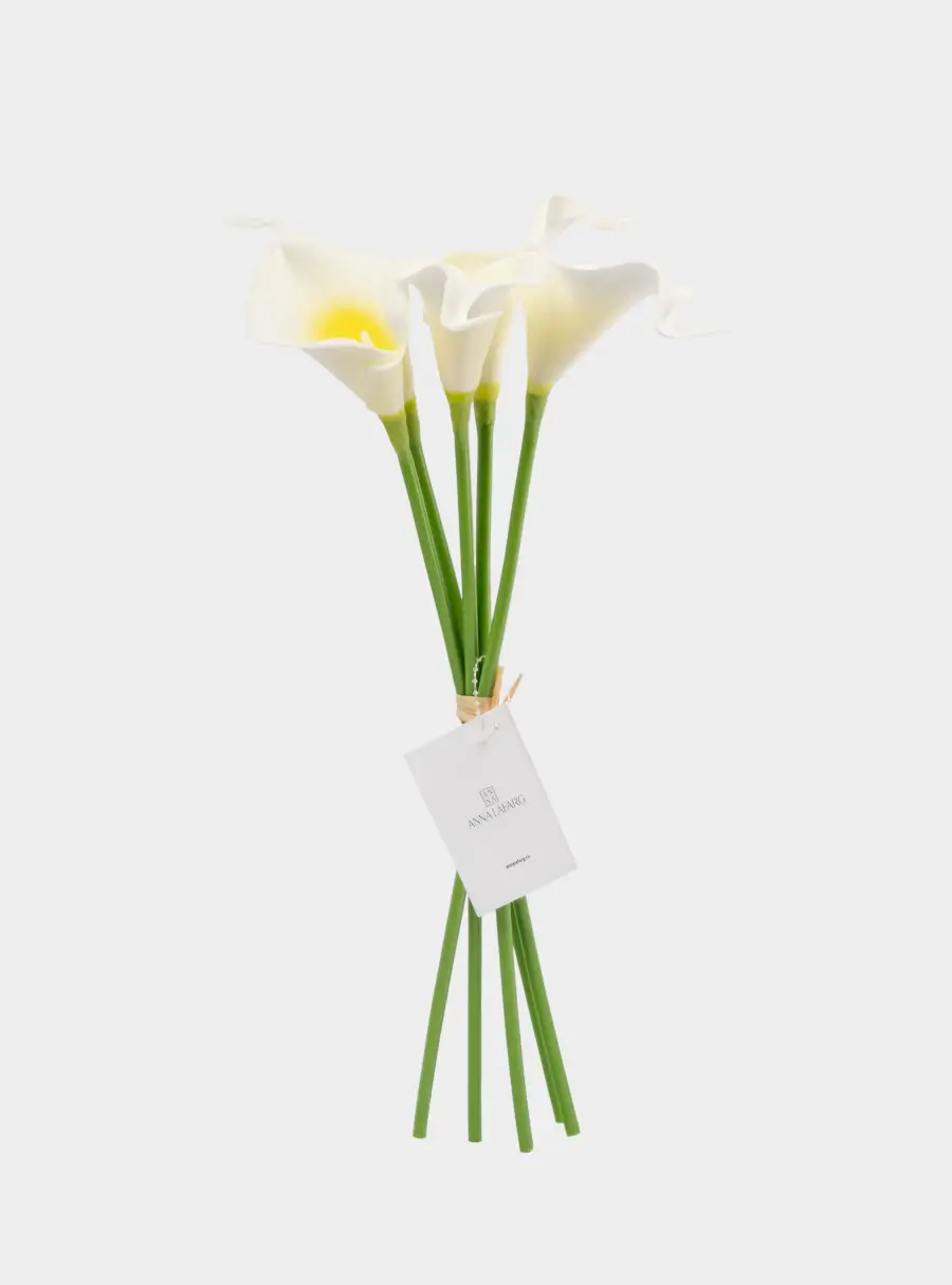 Букет искусственный, 33 см, ПВХ/металл, Каллы, Interior spring, image-5