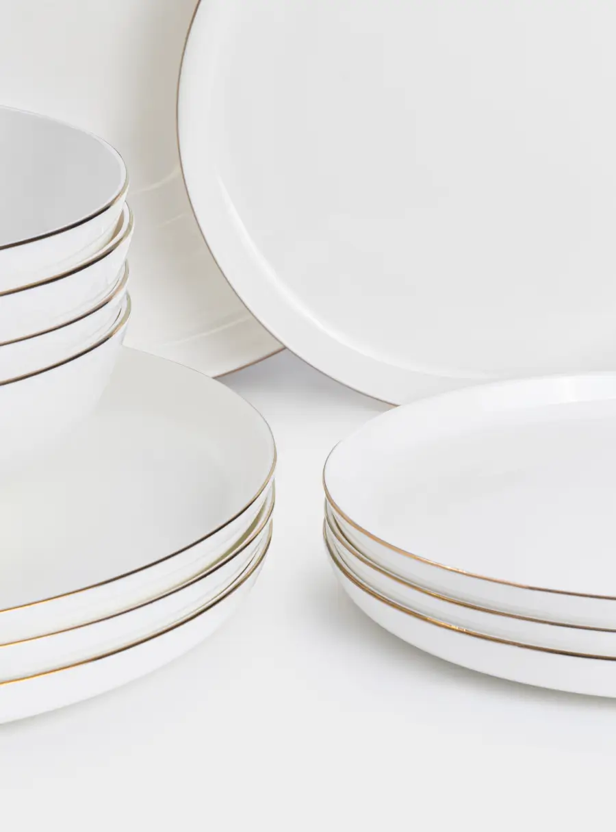 Набор обеденный, 12 пр, Кашемир Голд, image-1