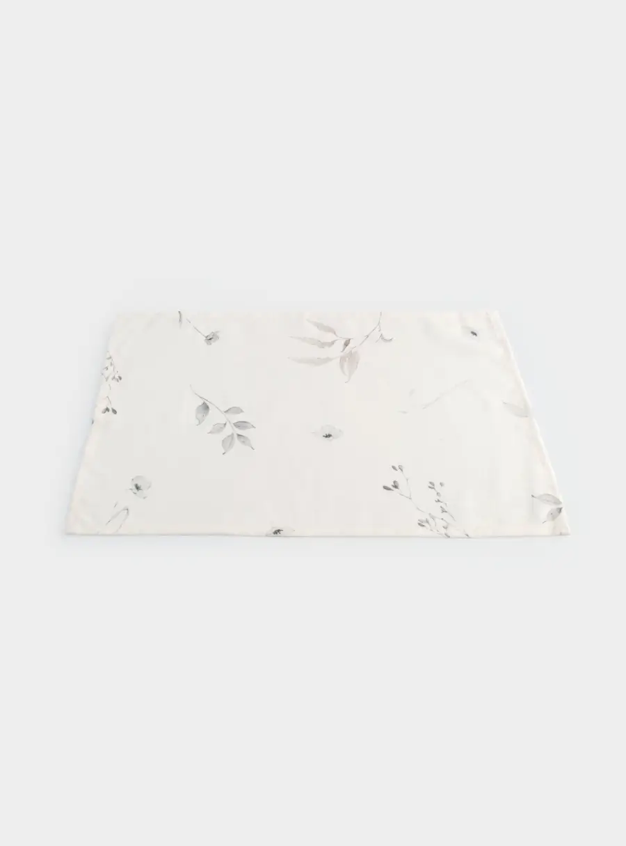 Салфетка под приборы, 30х45 см, полиэстер, молочная, Полевые цветы, Flower melody ,image-1