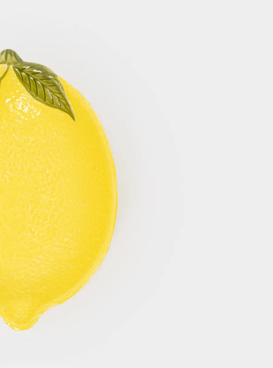 Салатник, 22х16х4 см, 480 мл, фарфор P, желтый, Лимон, Lemon, image-6