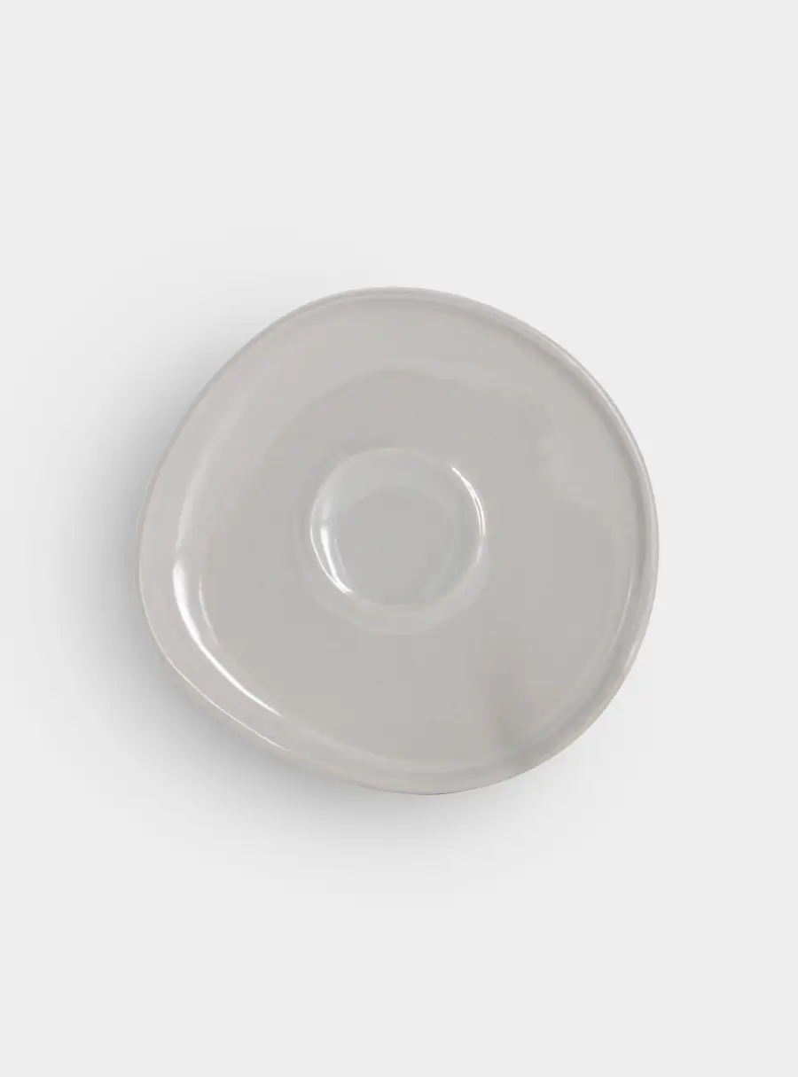 Чашка с блюдцем, 90 мл, серая, Organica ,image-2