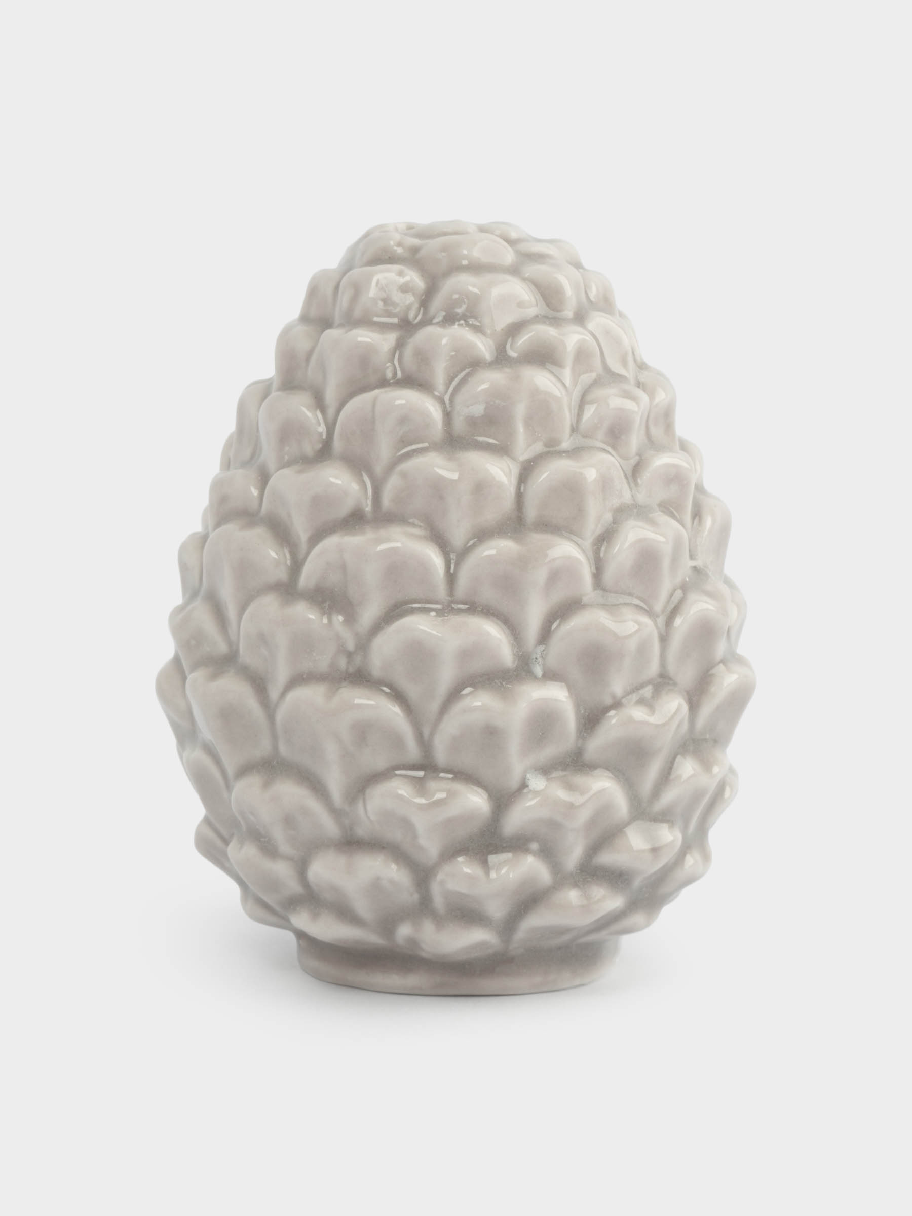 Емкость для соли или перца, 7 см, фарфор P, бежево-молочная, Шишка, Pinecone, image-0