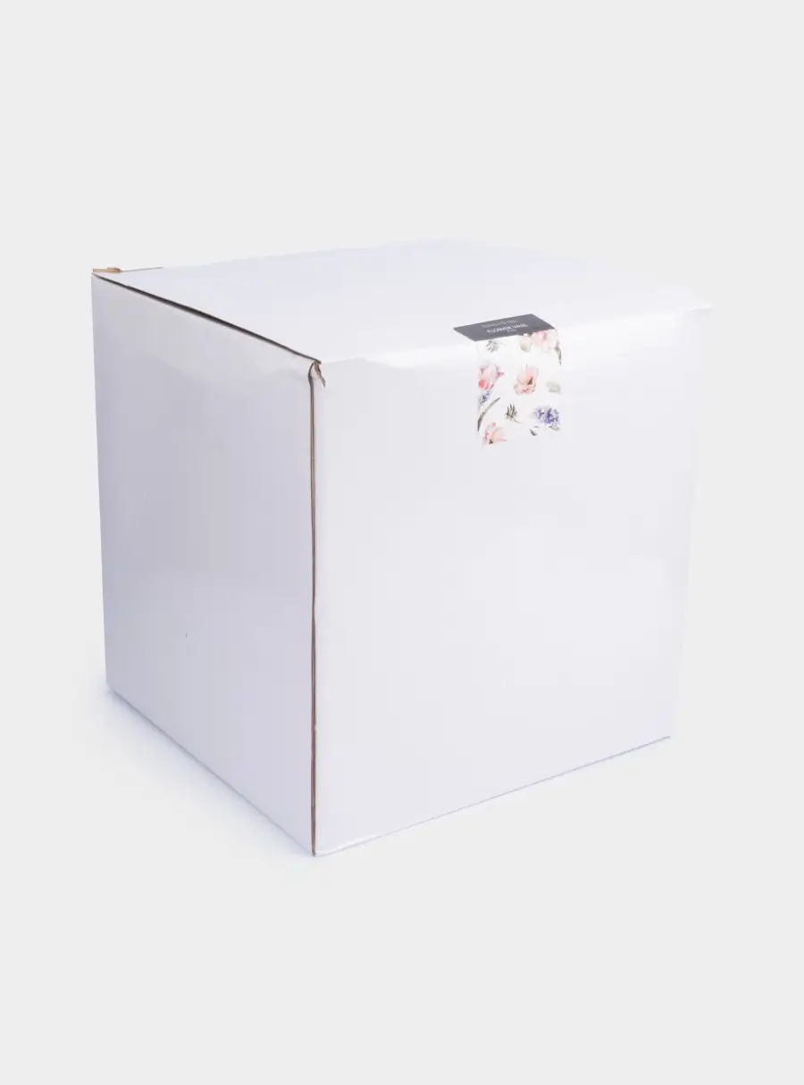 Ваза для цветов, 25 см, керамика, молочная, Тюльпаны, Tulip, image-9