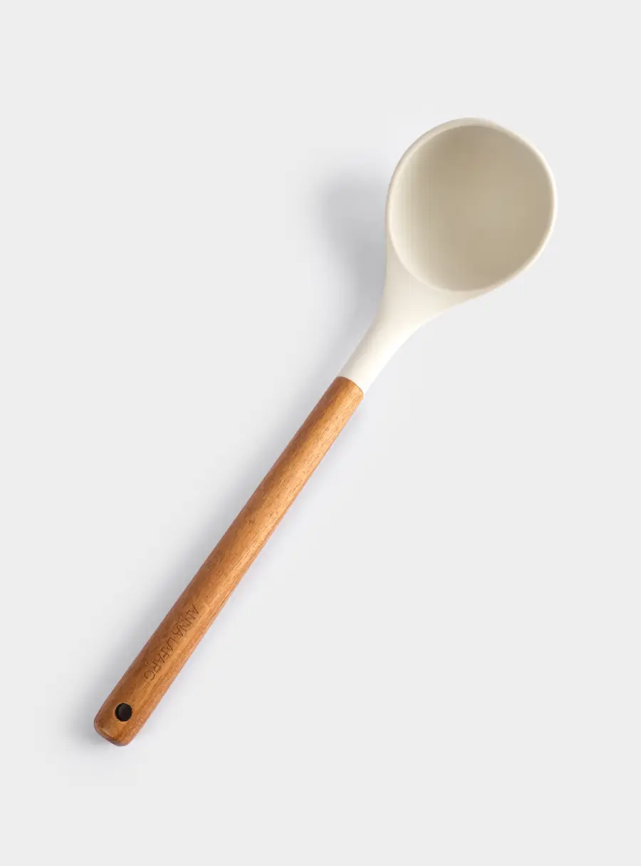 Половник, 31 см, силикон/дерево, молочный, Wenge, image-5