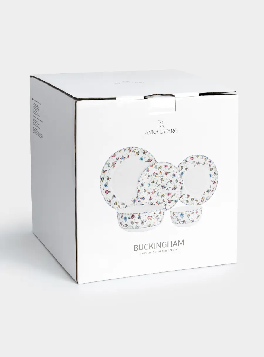 Сервиз обеденный, 6 перс, 21 пр, Букингем, image-12