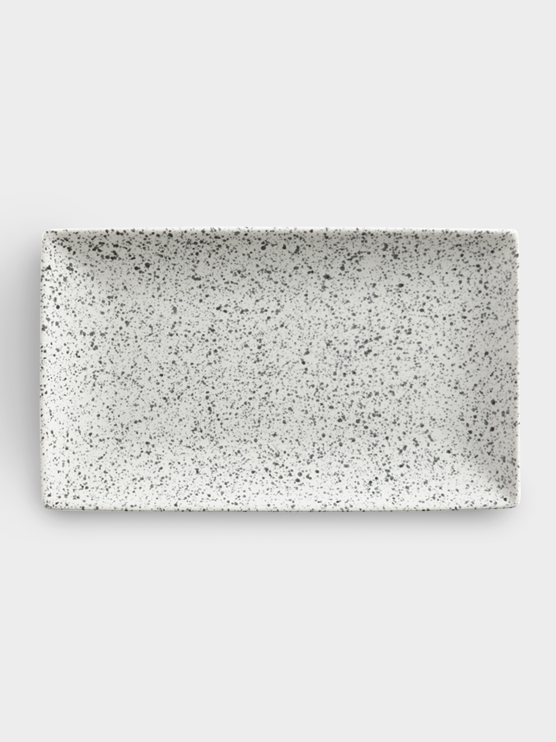 Блюдо, 27.5x16 см, прямоугольное, пепел, Икра, image-0