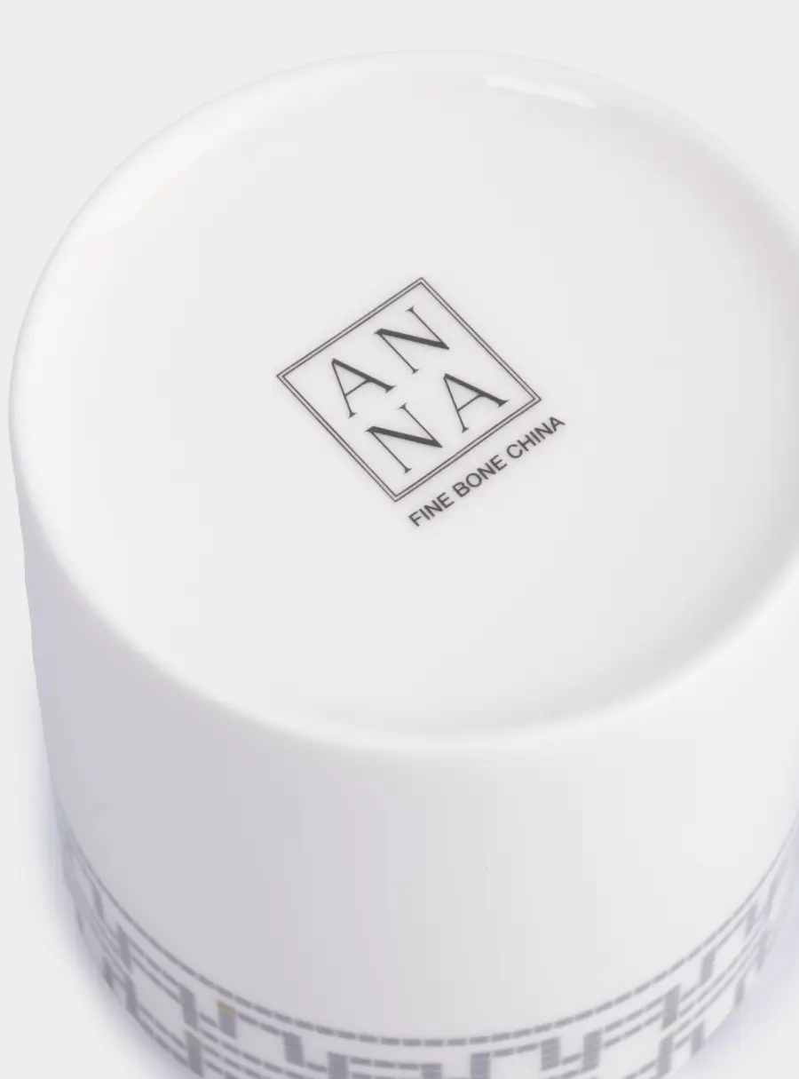 Кружка, 380 мл, фарфор F, белая, Орнамент, Greco, image-5