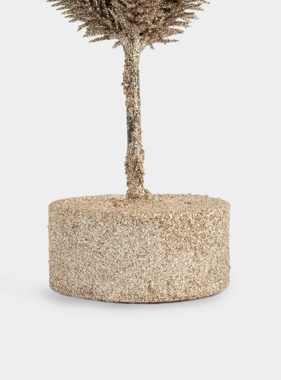 Ель искусственная, 30 см, полиэтилен, шампань, New year, image-3