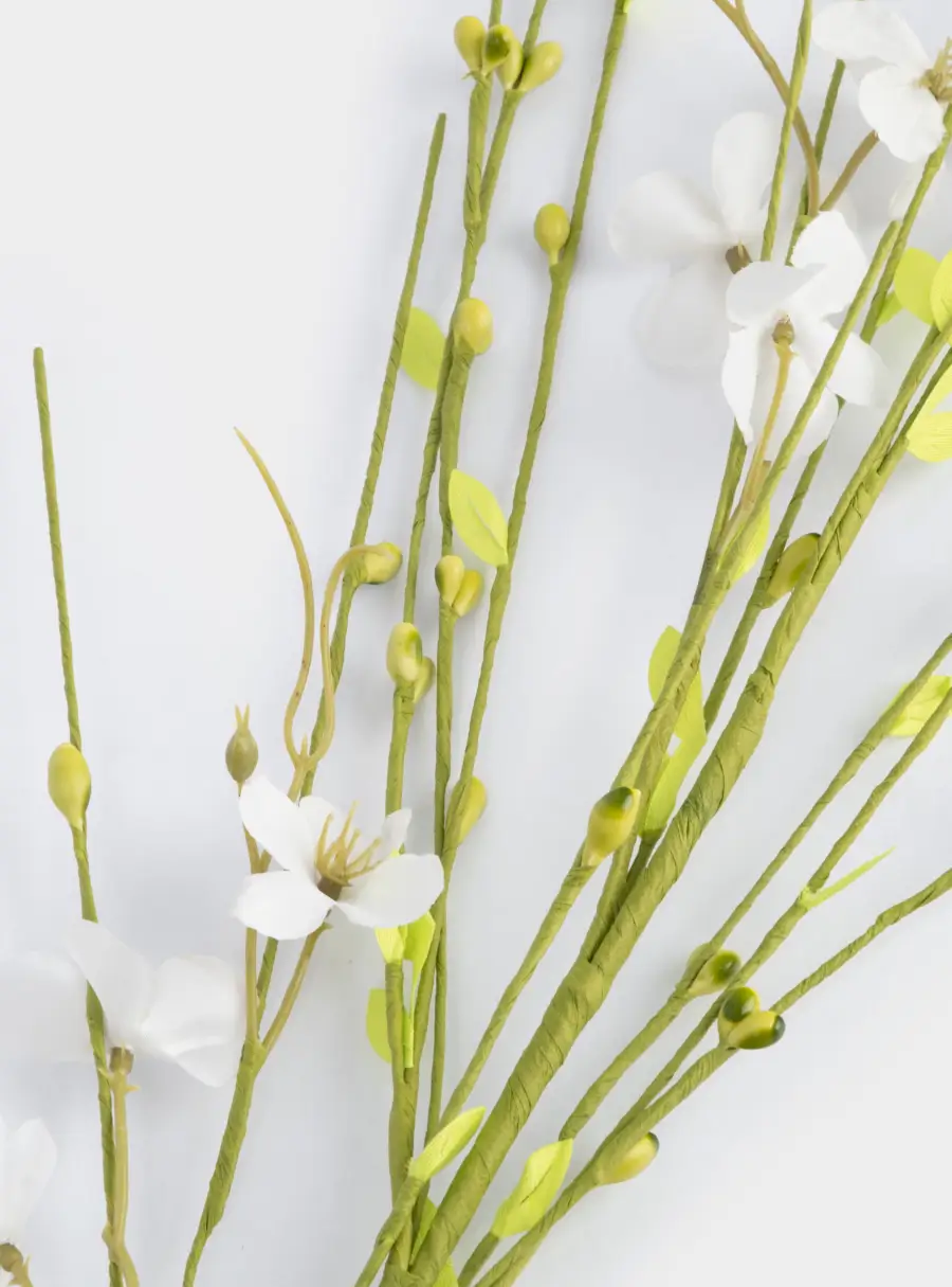 Ветка декоративная, 78 см, пластик/бумага, Желтые цветы, Interior Easter ,image-2