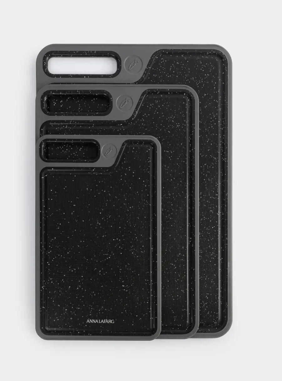 Набор досок разделочных, 3 шт, пластик, черный, Graphite, image-4