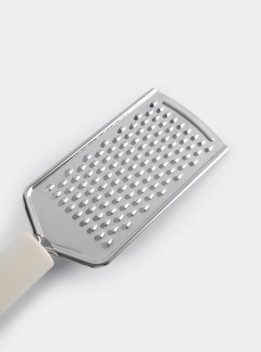 Терка, 24 см, с ручкой, сталь/пластик, серо-бежевая, Universal, image-3