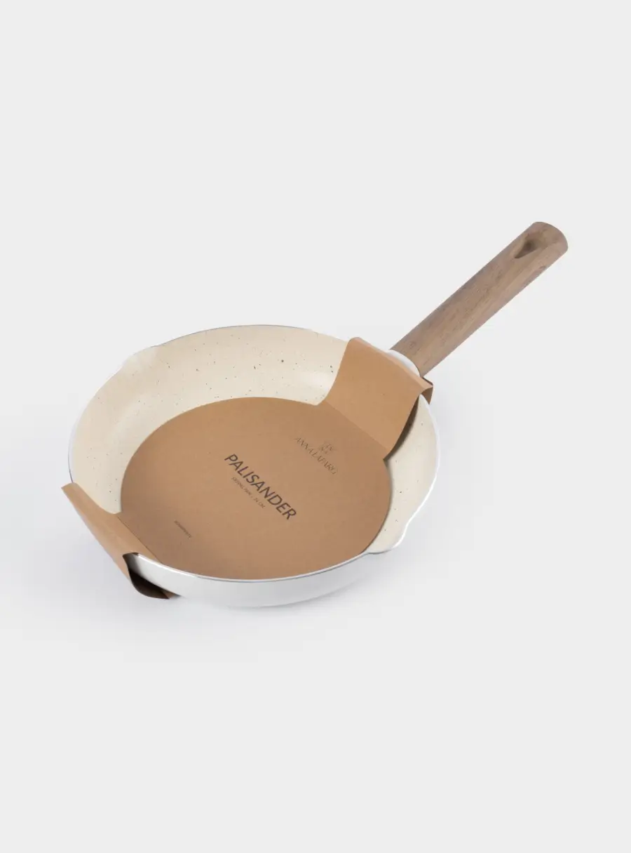 Сковорода, 24 см, с покрытием, алюминий, молочная, Palisander, image-5
