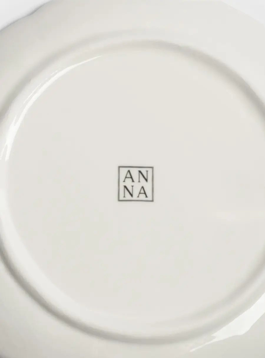 Блюдо, 22 см, керамика, белое, в крапинку, Тыква, Light pumpkin, image-5