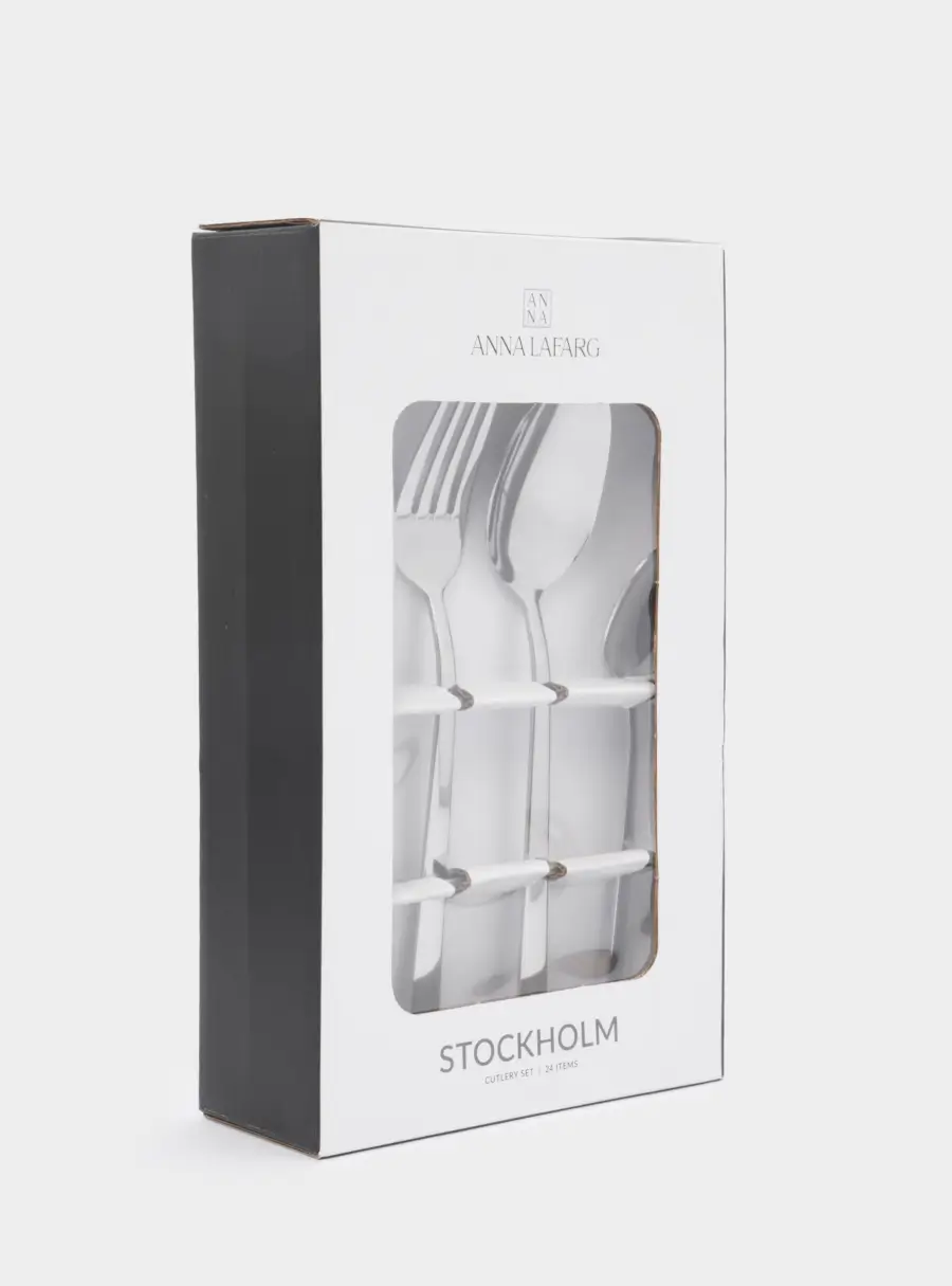 Столовые приборы, 6 перс, 24 пр, сталь, Stockholm, image-4