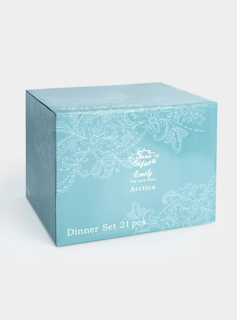 Сервиз обеденный, 6 перс, 21 пр, Арктика, image-12