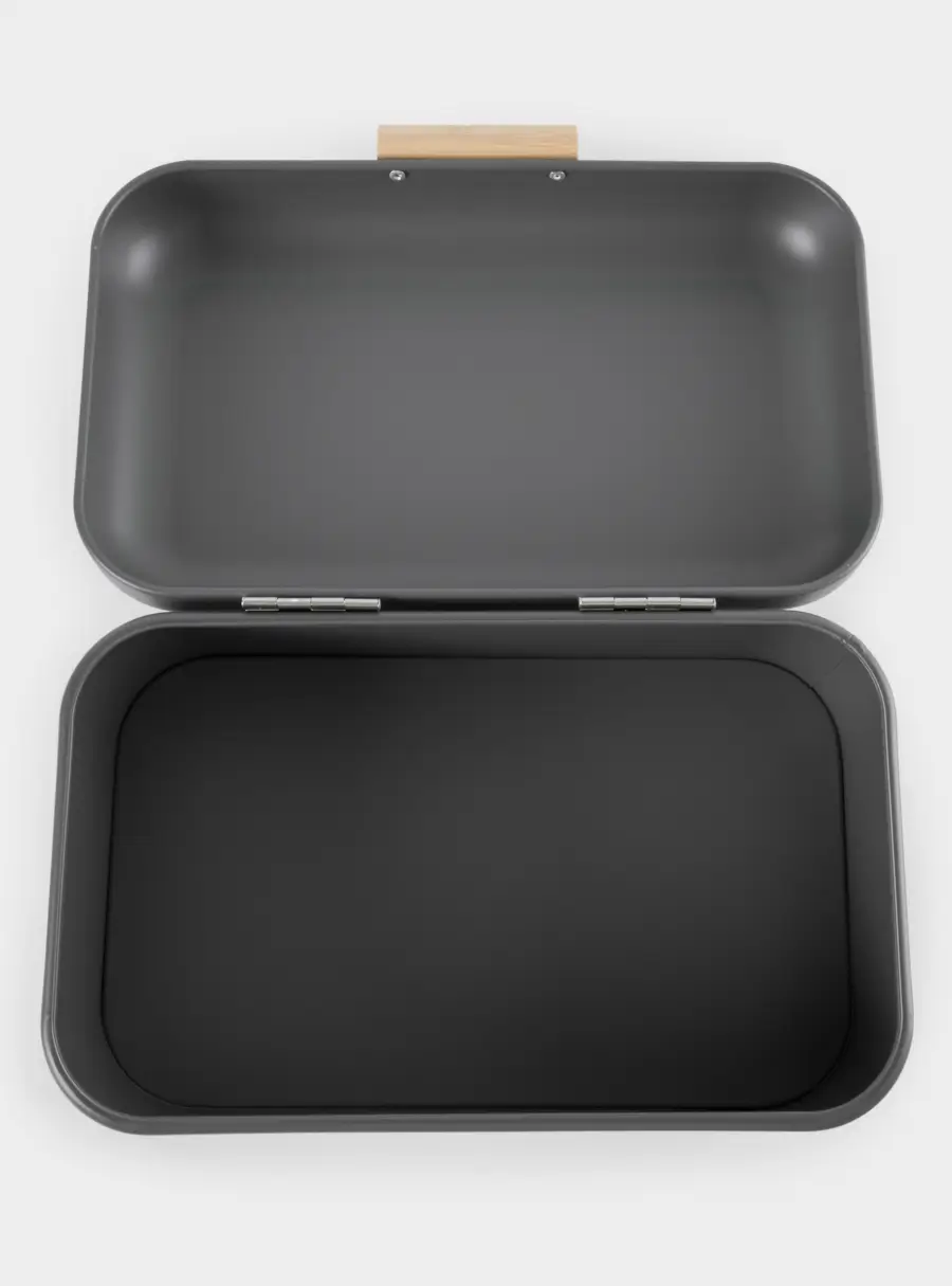 Хлебница, 30х17х18 см, металл/дерево, прямоугольная, графитовая, Local, image-5