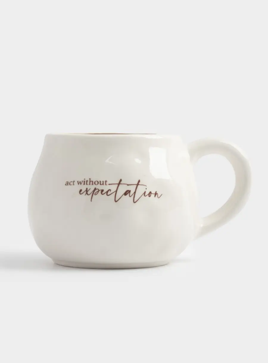 Кружка, 460 мл, керамика, бело-бордовая, Мятый эффект, Действуй, Message, image-4