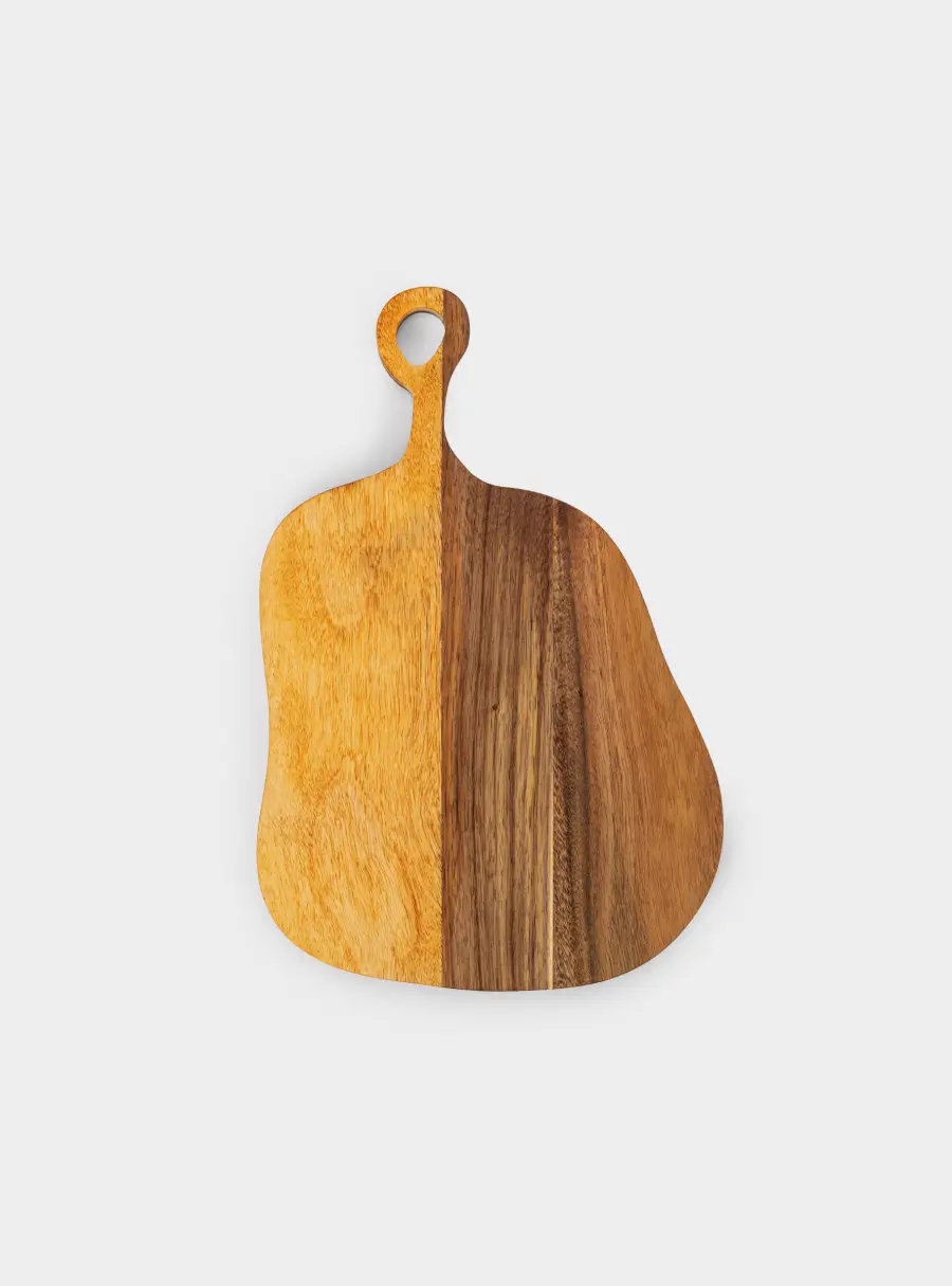 Доска разделочная, 30х20 см, с ручкой, дерево, фигурная, Timber ,image-2