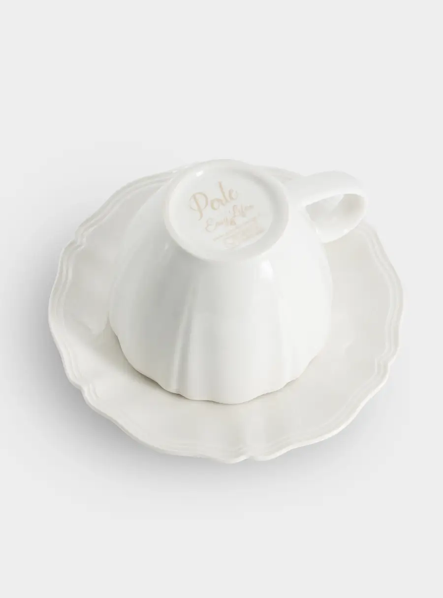 Чашка с блюдцем, 120 мл, Perle ,image-3