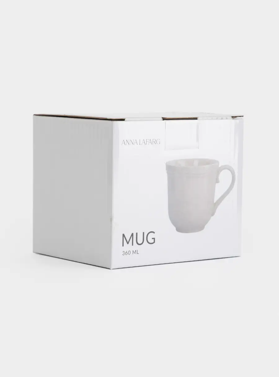 Кружка, 360 мл, фарфор P, молочная, Rustic, image-7