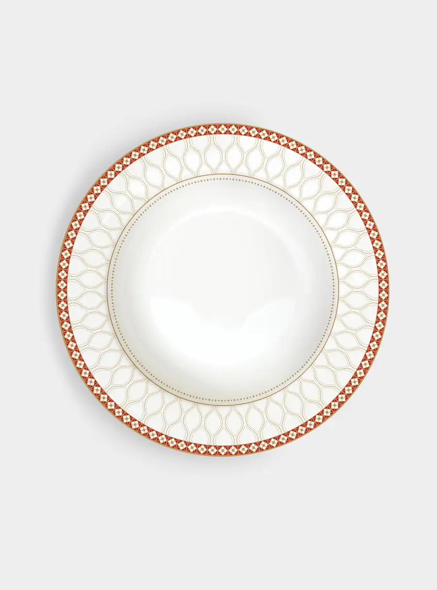 Тарелка суповая, 21,5 см, Рождественские ягоды ,image-0