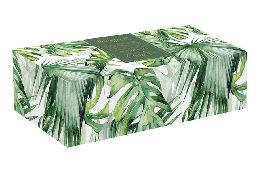 Набор из 3-х салатников на подставке из бамбука Мадагаскар, 12 см