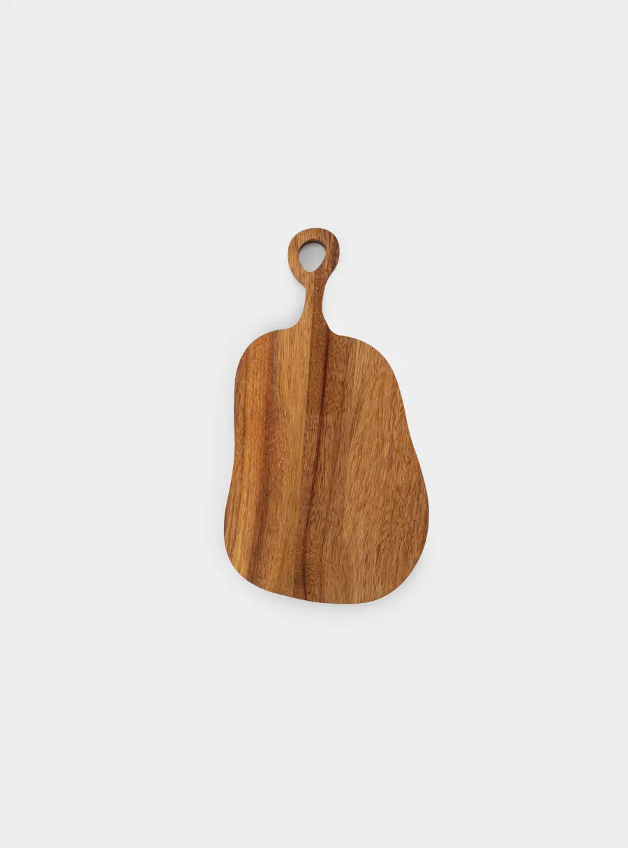 Доска разделочная, 25х14 см, с ручкой, дерево, фигурная, Timber ,image-2