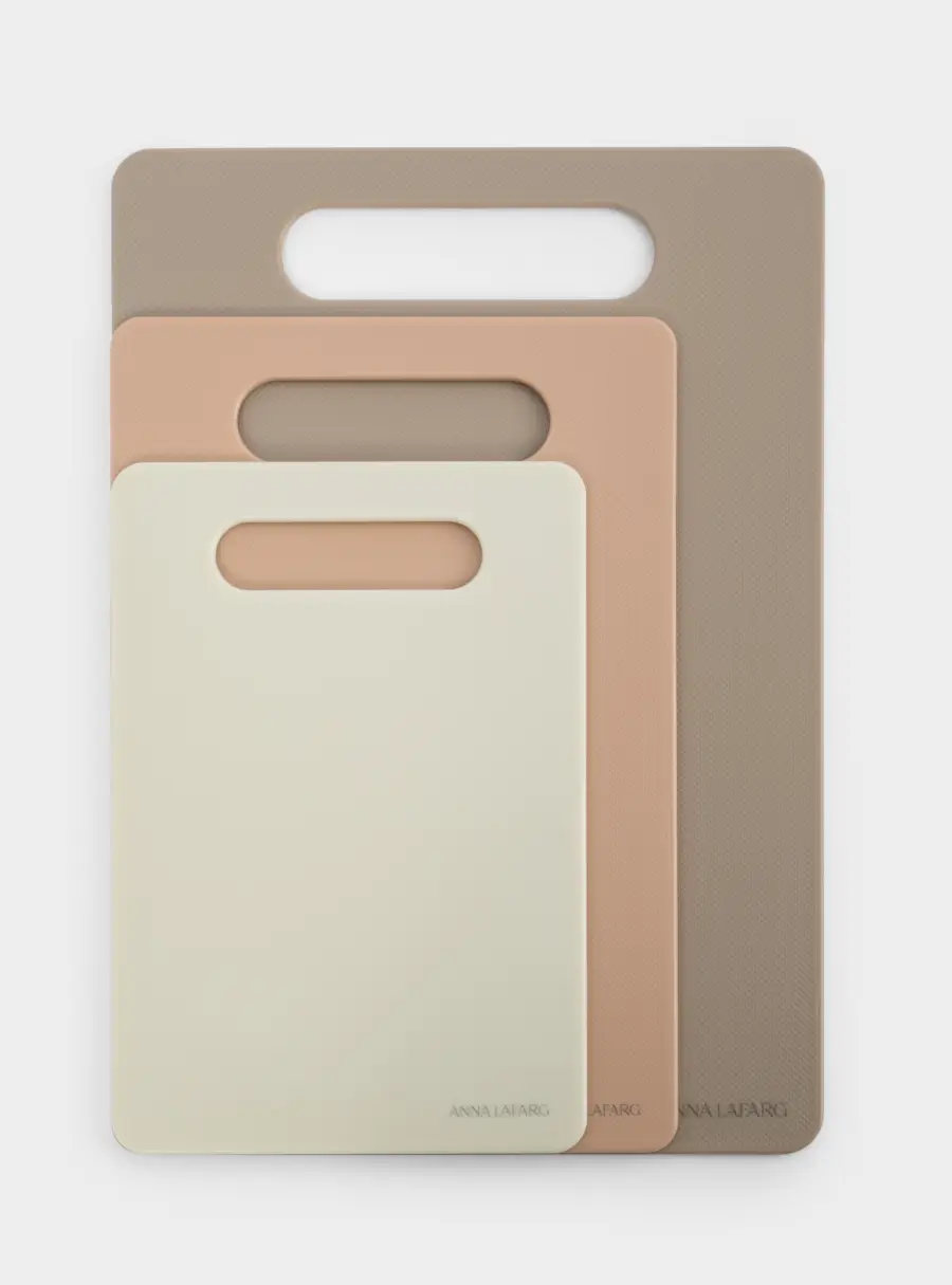 Набор досок разделочных, 3 шт, пластик, прямоугольный, цветной, Universal ,image-0