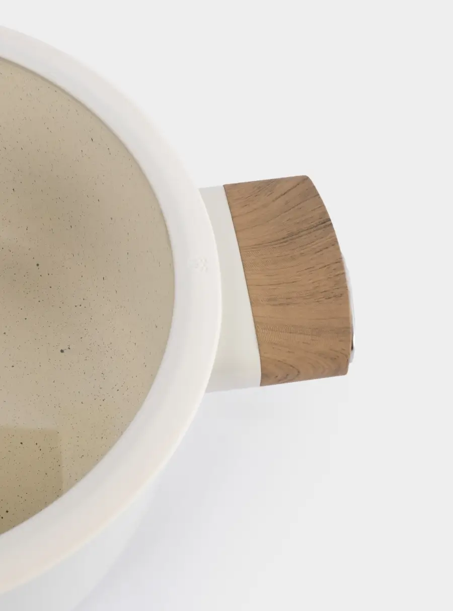 Кастрюля, 24 см, 4,1 л, с крышкой, с покрытием, алюминий, молочная, Palisander ,image-3