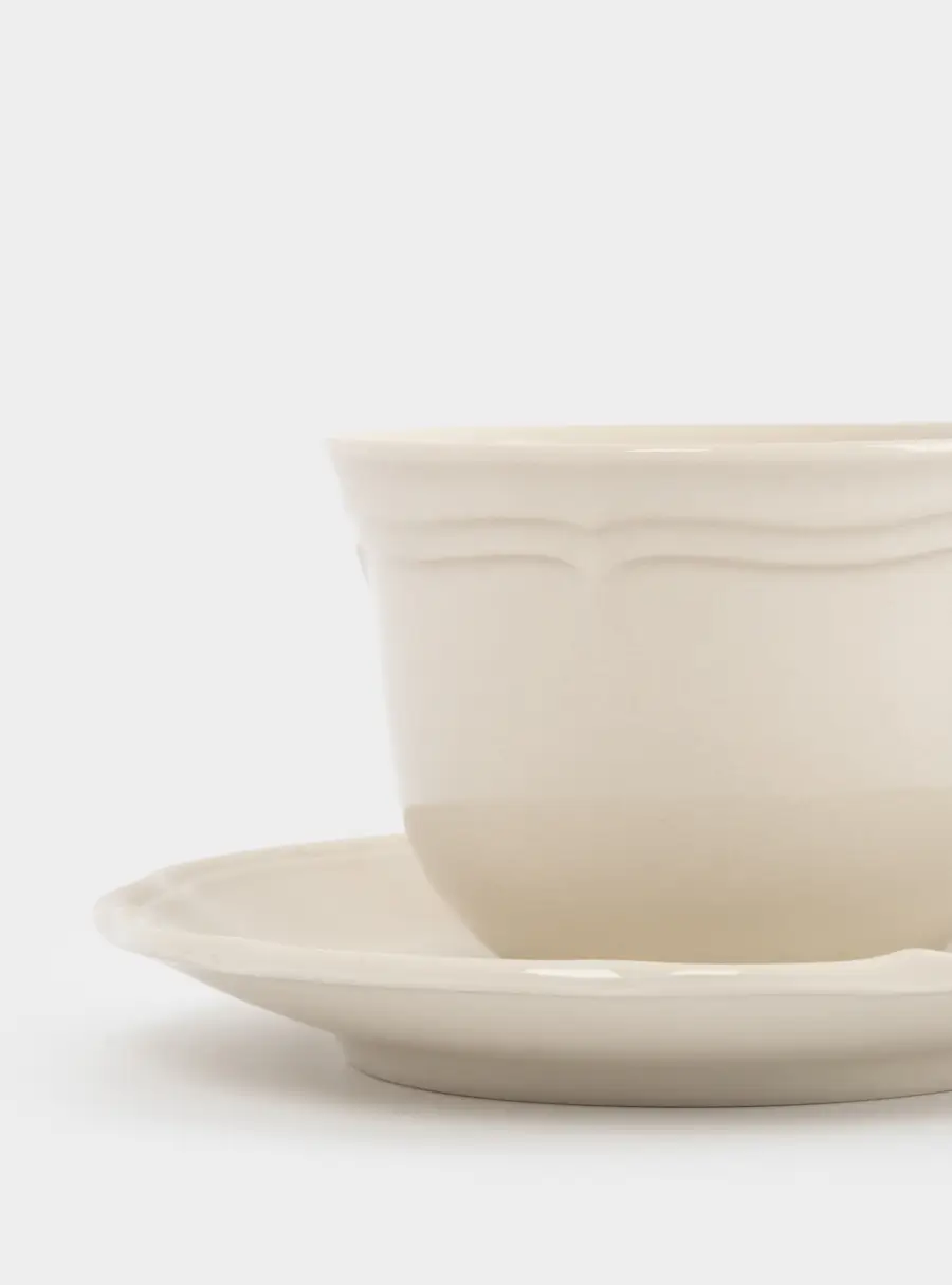 Пара чайная, 1 перс, 2 пр, 230 мл, фарфор P, молочная, Rustic, image-5