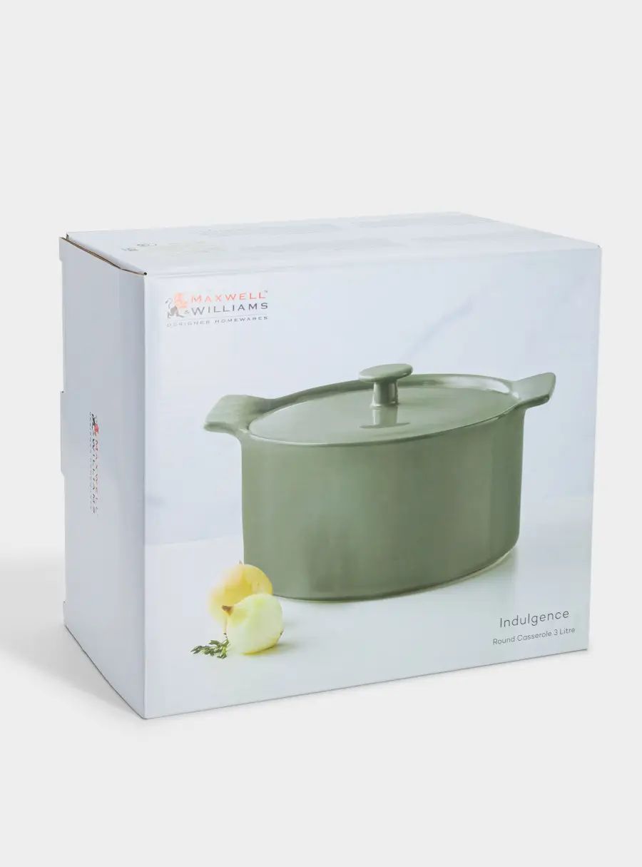 Кастрюля, 3 л, с крышкой, фарфор P, серо-зеленая, Indulgence, image-5