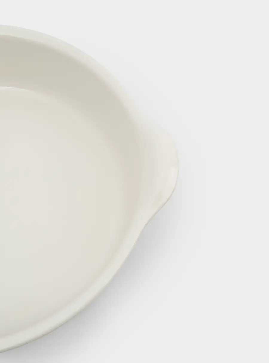 Форма для запекания, 23 см, керамика, круглая, молочно-бежевая, Baker, image-5