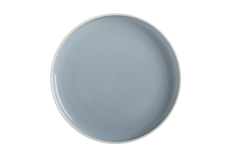 Тарелка закусочная Оттенки голубая, 20 см