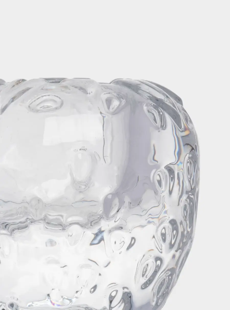 Подсвечник, 6х6 см, для тонкой свечи, стекло, Клубника, Symphony ,image-3