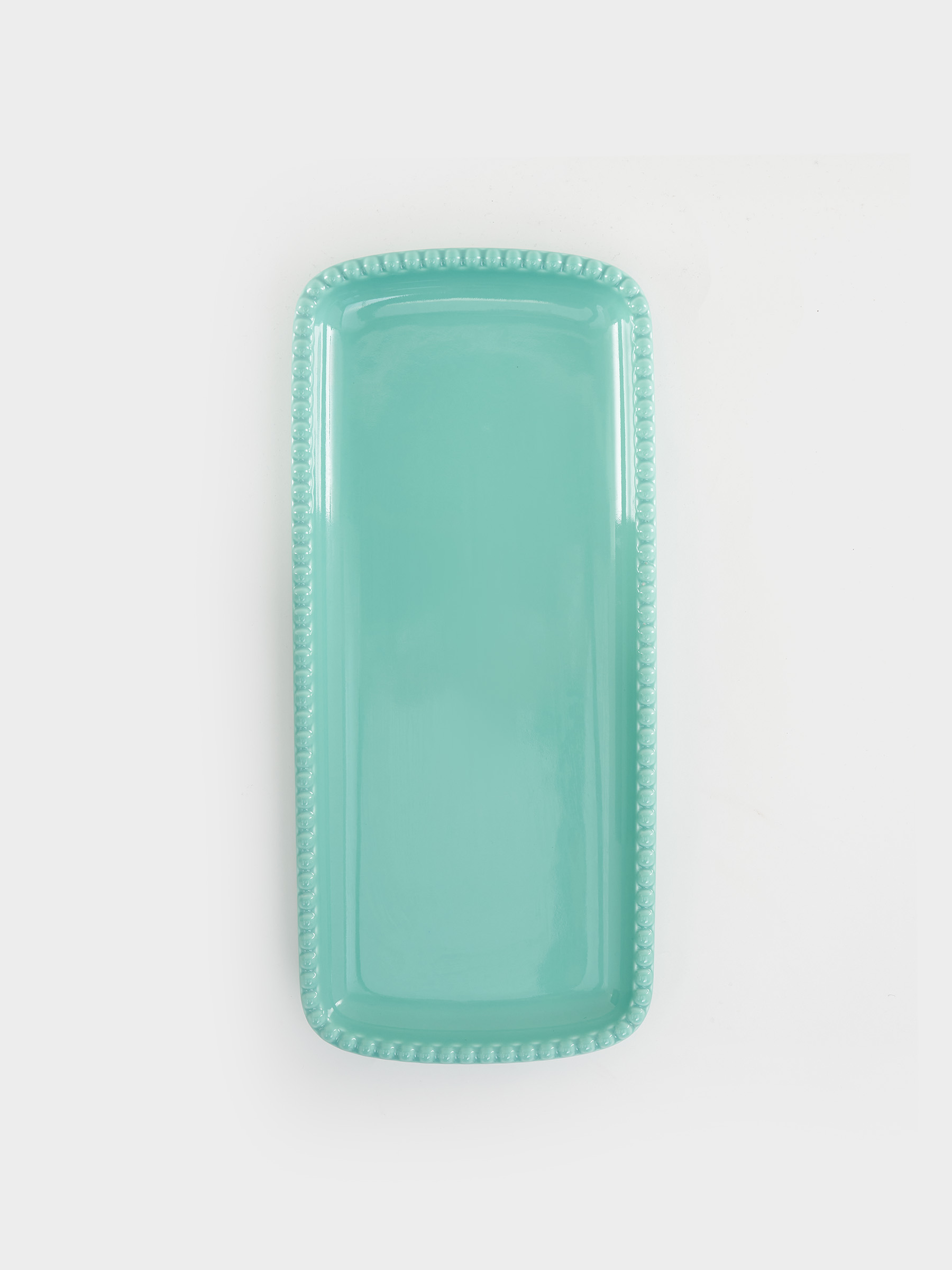 Блюдо, 36x16 см, прямоугольное, морская волна, Tiffany, image-1