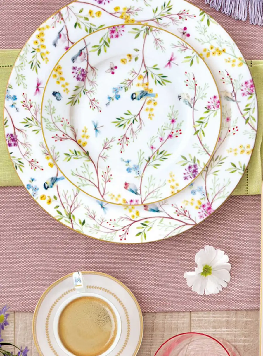 Тарелка закусочная, 19 см, Пение птиц ,image-3