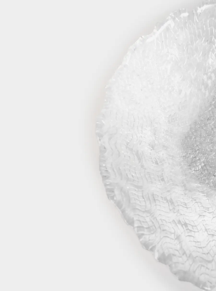 Салатник, 25х10 см, 1,8 л, стекло Р, Ripples ,image-3